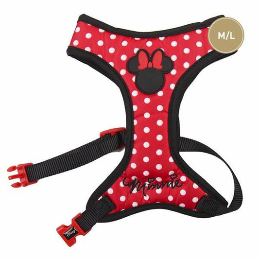 Dog Harness Minnie Mouse Red-0